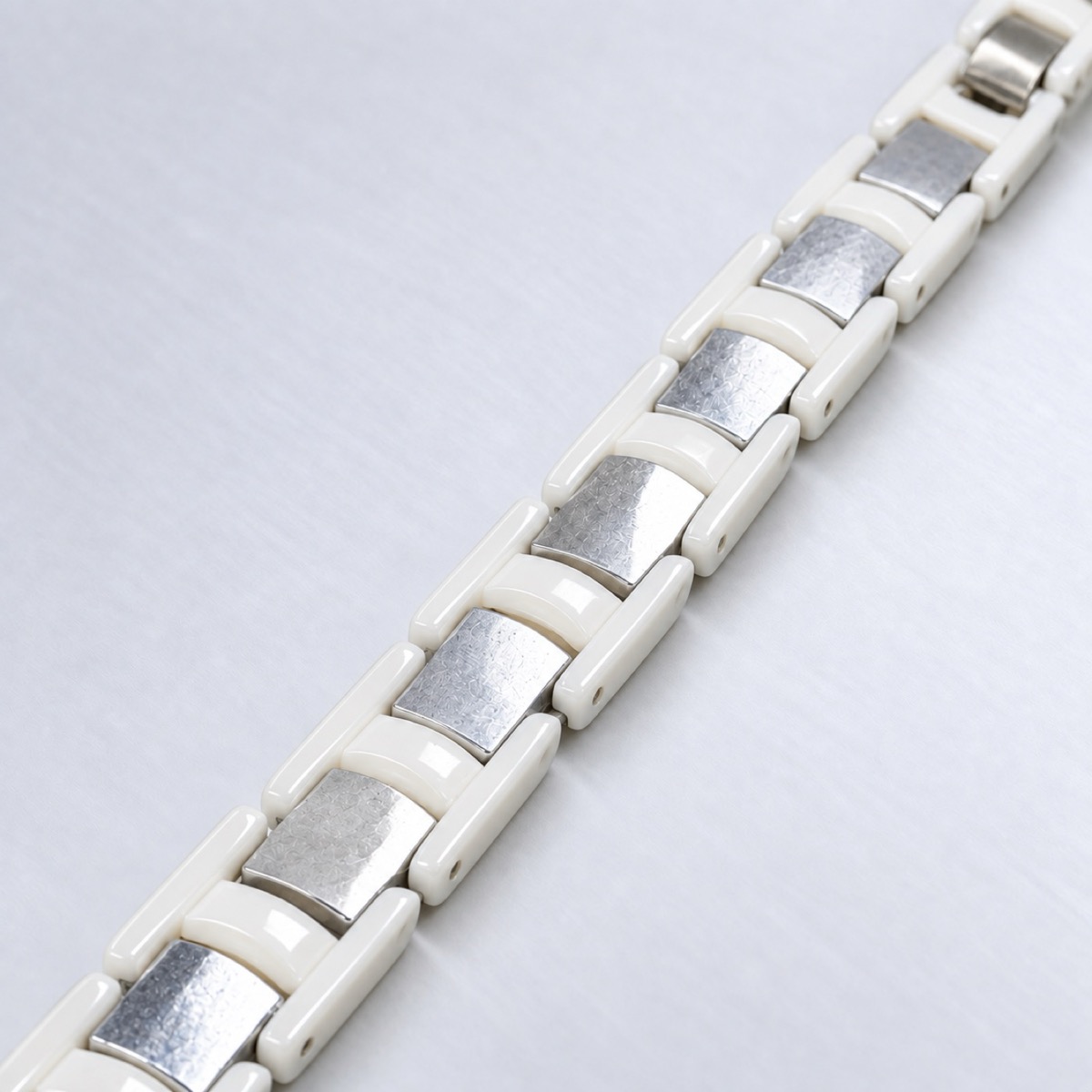 Silver Block Bracelet — image 4