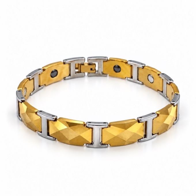 Two-Tone Facet Bracelet — image 1