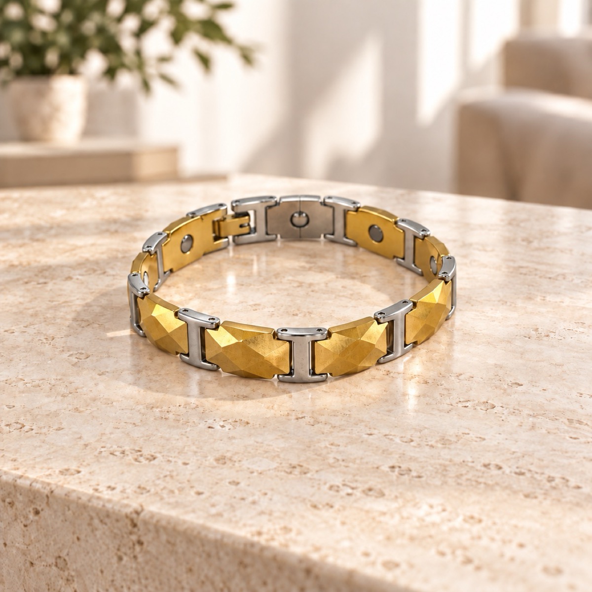 Two-Tone Facet Bracelet — image 3
