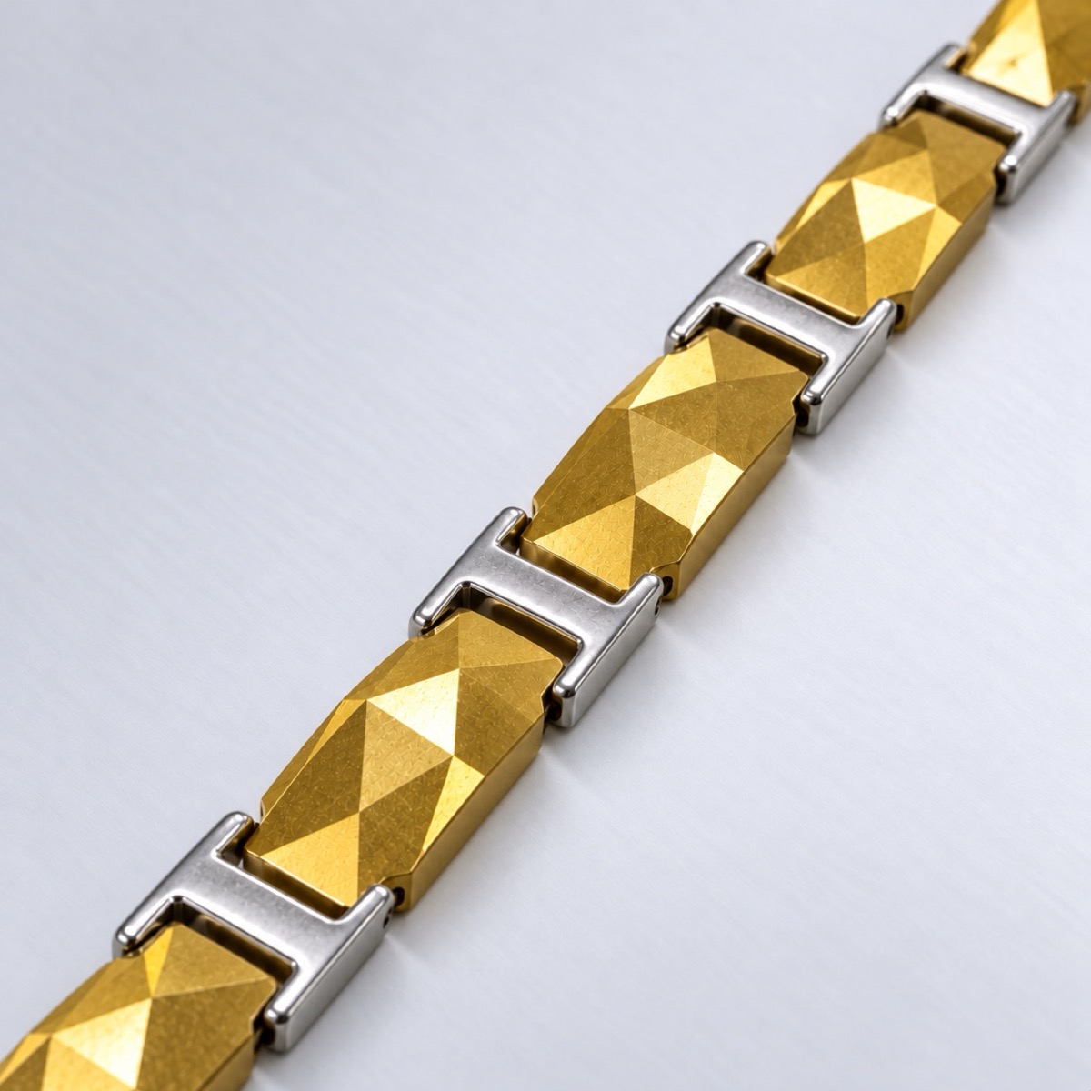 Two-Tone Facet Bracelet — image 4