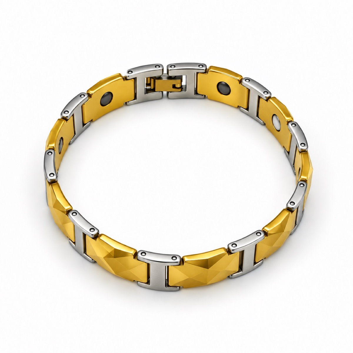 Two-Tone Facet Bracelet — image 5